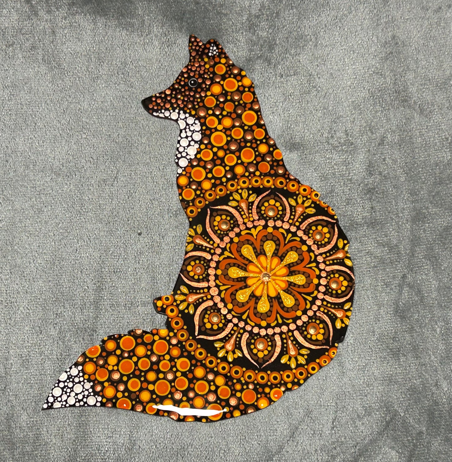 Fox mandala (10”)