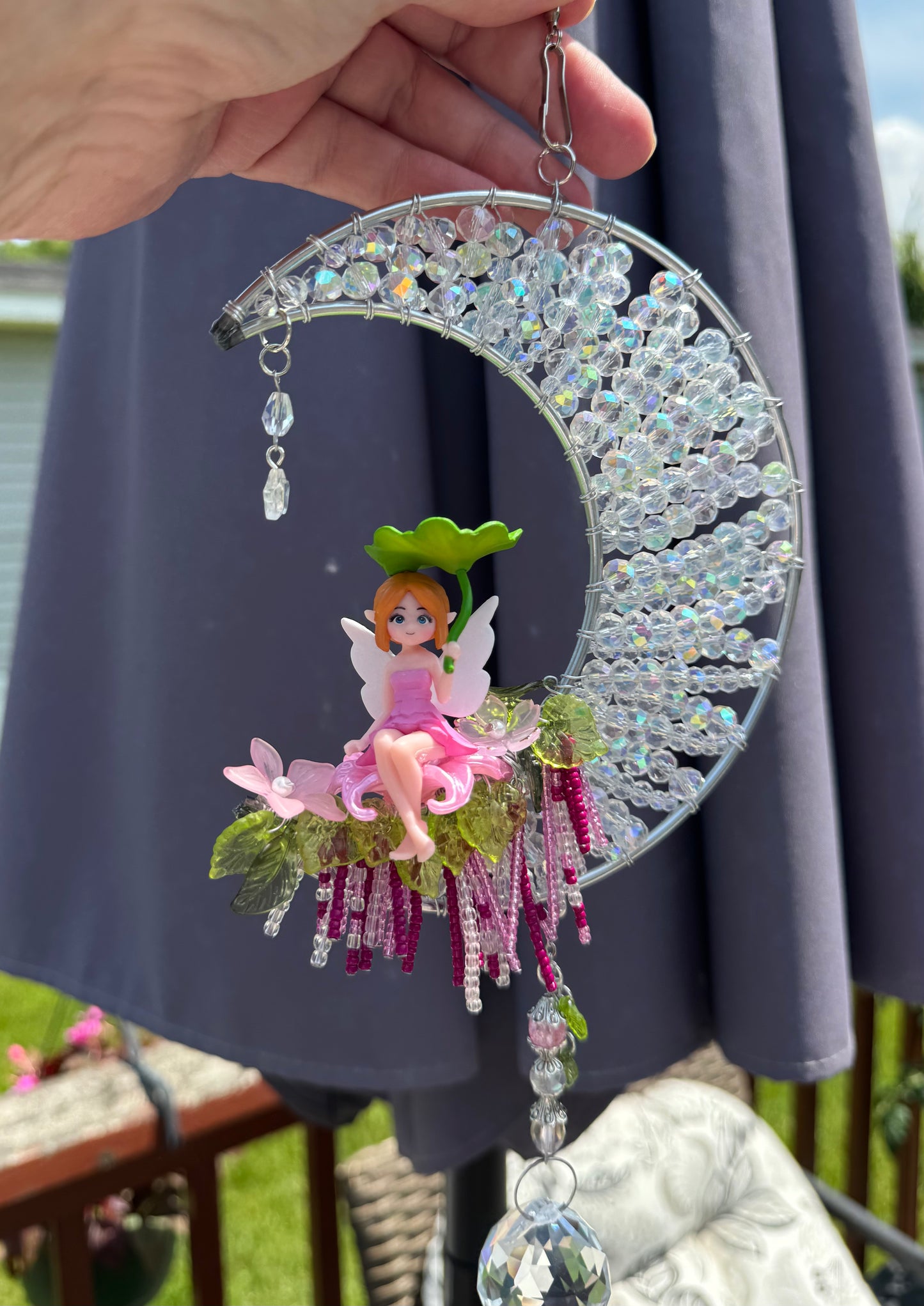32. Pink Fairy/Moon Suncatcher (Series 1 of 4)