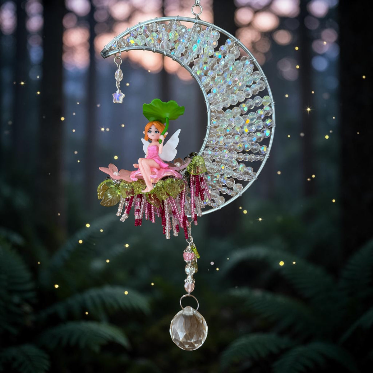 Pink Fairy/Moon Suncatcher (Series 1 of 4)