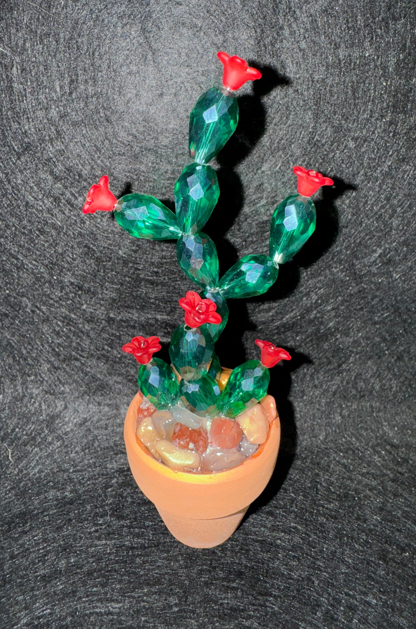 25. Beaded cactus