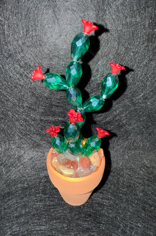 25. Beaded cactus