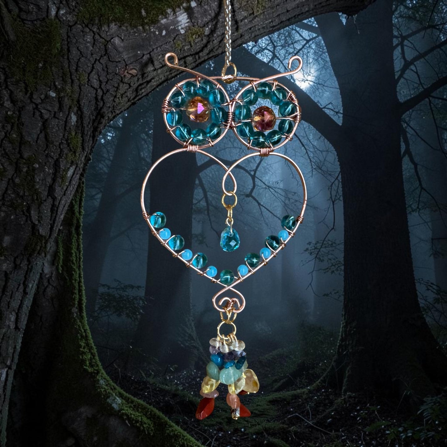 51. Copper Chakra Owl