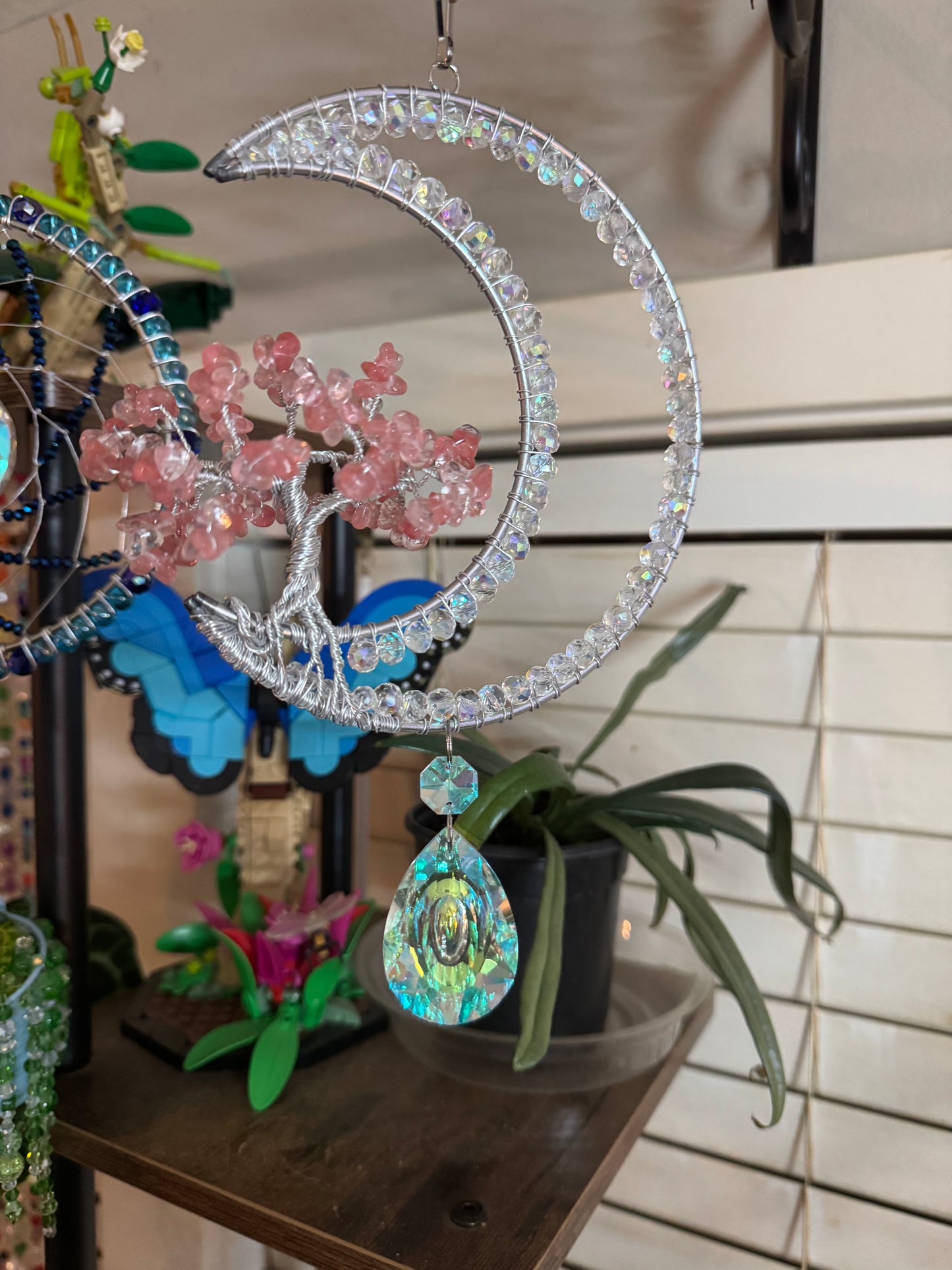 31. Rose quartz tree on the moon
