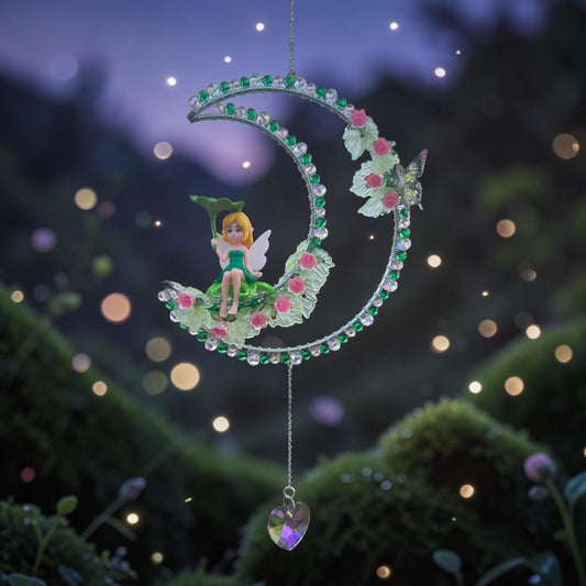 Green Fairy/Moon Suncatcher (series 3 of 4)