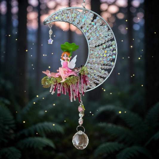 Pink Fairy/Moon Suncatcher (Series 1 of 4)