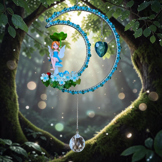 Blue fairy/Moon Suncatcher (series 4 of 4)