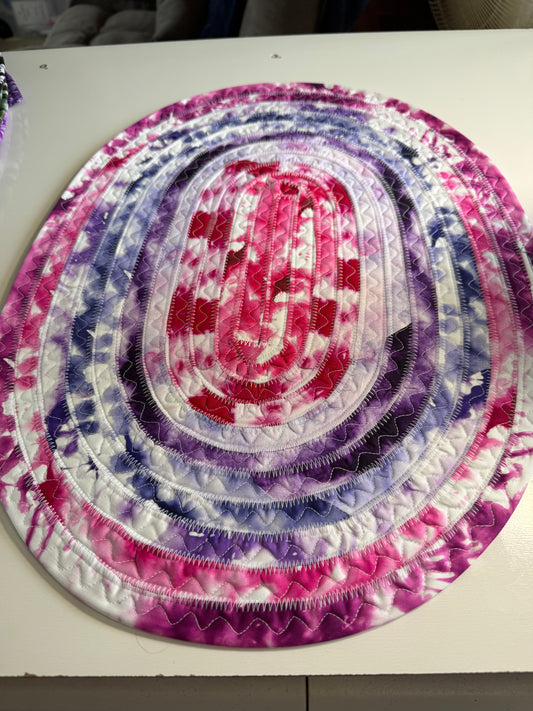 Custom JellyRoll Quilted Placemats Set