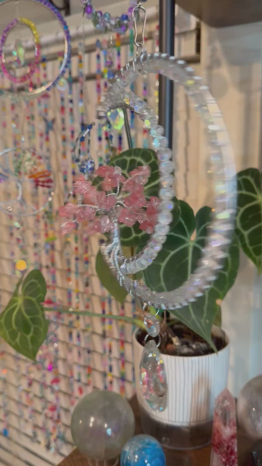 31. Rose quartz tree on the moon