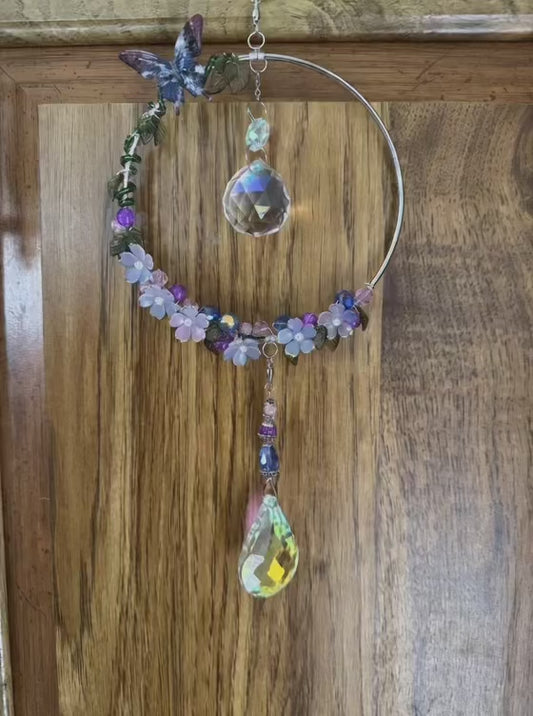 11. Floral Suncatcher